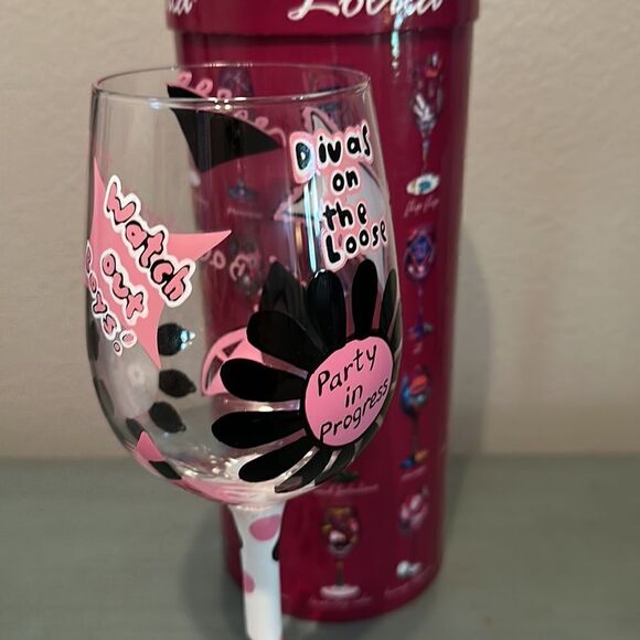 Womens‎ Wine Glass Lolita - Last Night Out - Bachelorette Party NEW - Picture 4 of 4
